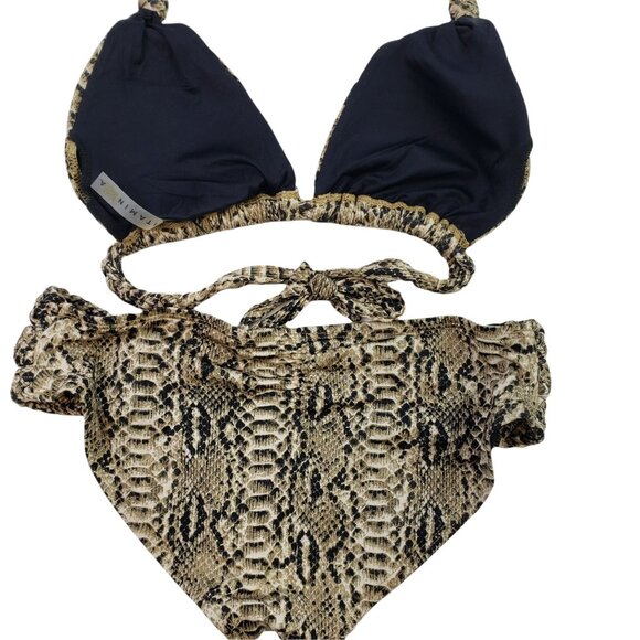 Vitamin A Snake Print Bikini Size Small - Picture 5 of 5